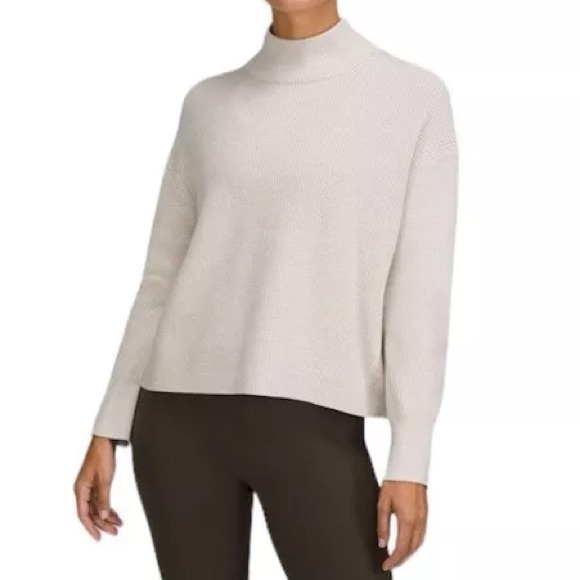 Lululemon Merino Wool-Blend Ribbed Turtleneck Sweater - Picture 7 of 7